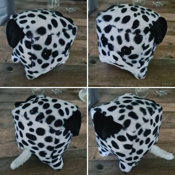 Peluche cube Dalmatien