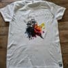 T-shirt Samouraï coloré blanc